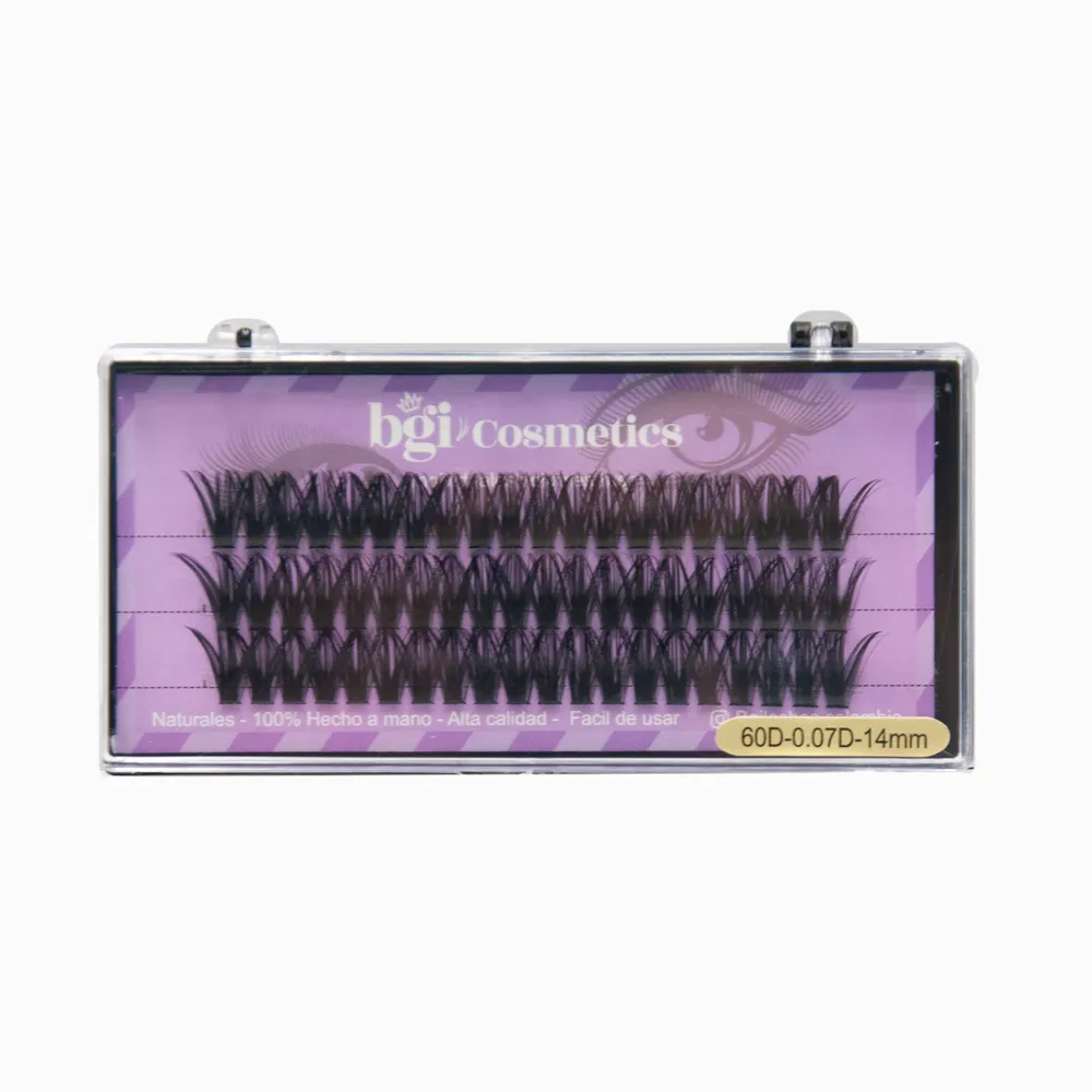 Pestañas BGI Cosmetics 60D – 0.07D – 14 mm
