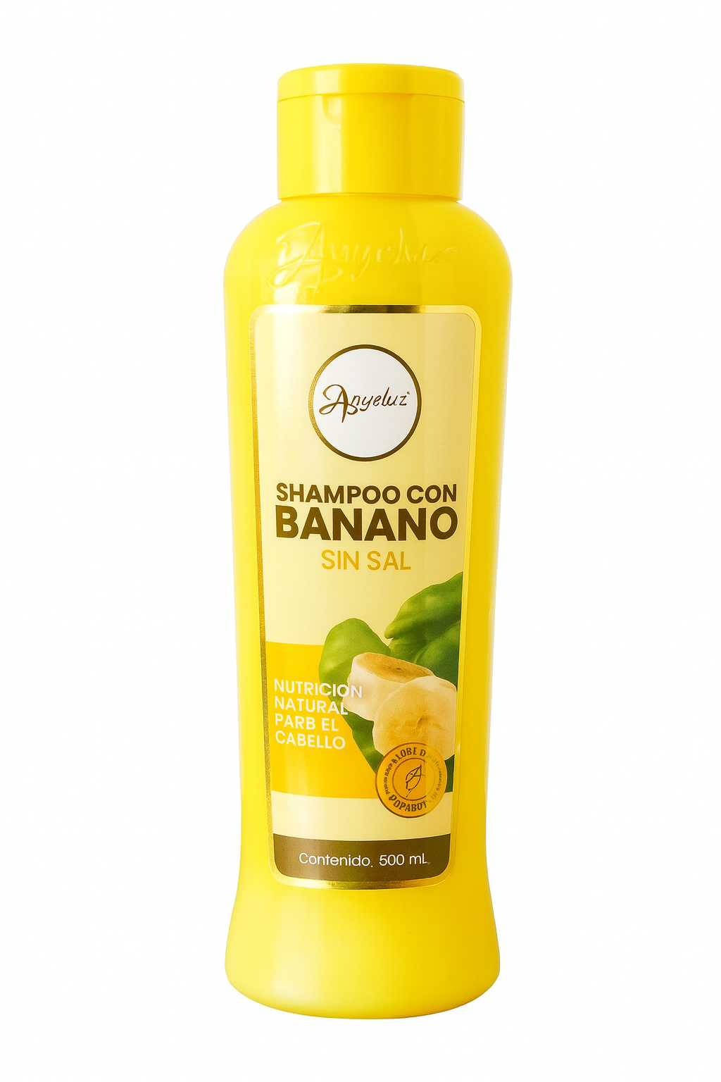 Shampoo Anyeluz con Banano Sin Sal – 500 mL