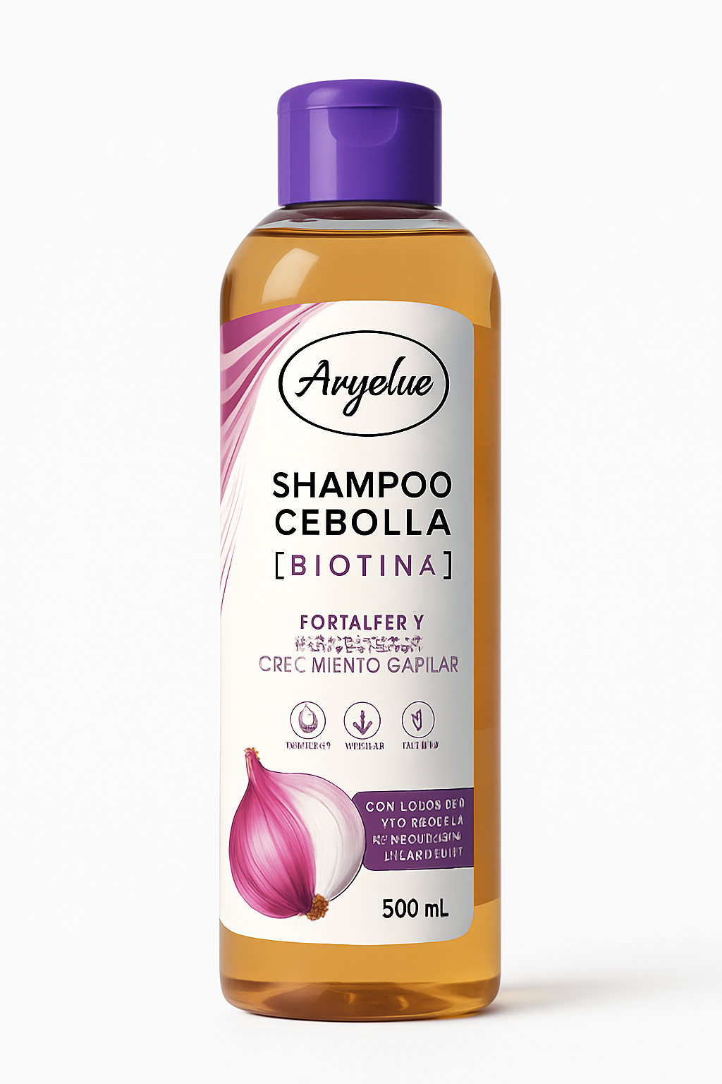 Shampoo de Cebolla Anyeluz con Biotina – 500 mL